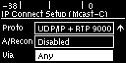 Connect IP screen - sessionless client via highlighted