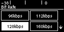 IP Config - select alg bitrate