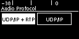 Connect IP screen - sessionless select protocol
