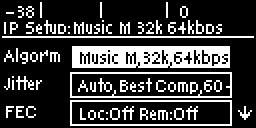 IP Config - Alg highlighted