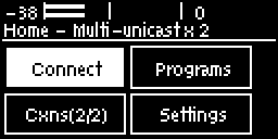 Home screen - multiple streams in Cxns