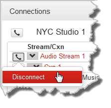 HTML Bridge Cxns - Stream disconnect