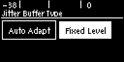Connect IP screen - sessionless Auto jitter highlighted