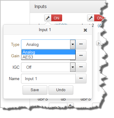 HTML Bridge Inputs - AES