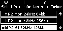 Profiles - hatch next to profile highlighted