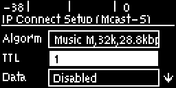 Connect IP Screen - TTL selected