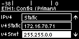 LAN - Static IP settings