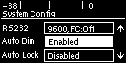 Settings - Auto Dim Enabled