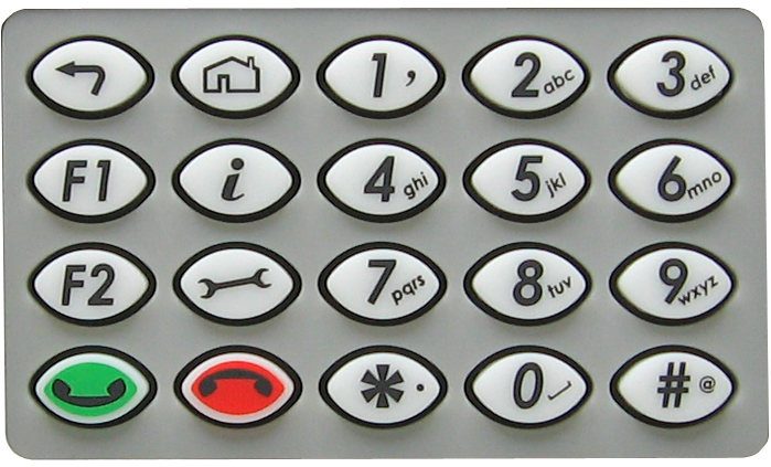 front panel right keypad real on white v.1.0