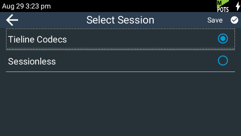 Dialer_POTS-Select_Tieline_session