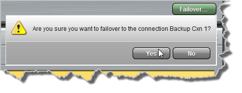 Master panel - stereo program fail over confirm