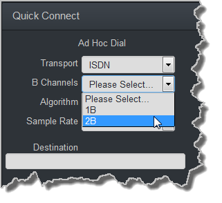 Quick Connect - ISDN step 1