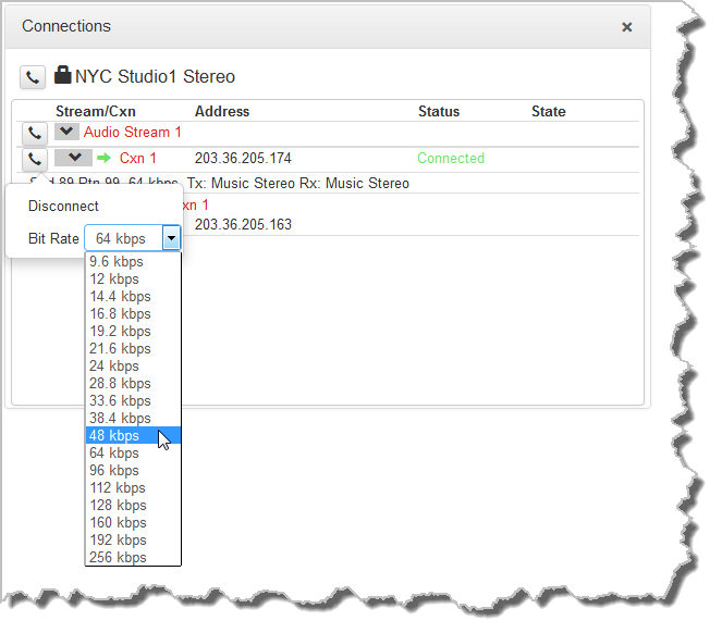 HTML Cxns - Cxn reneg