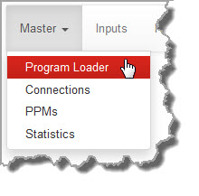 HTML Master - dropdown panel menu