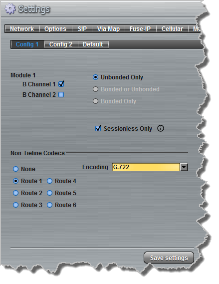ISDN Answer Route setup 2