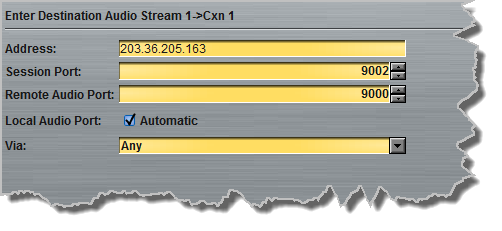 Programs panel - IP Port config generic1