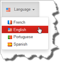 HTML Select Language