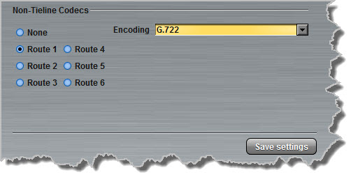 Settings - ISDN Answer - Route 1
