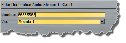 Programs panel - POTS config ViA generic1