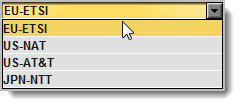 Settings - Module - ISDN config - Network