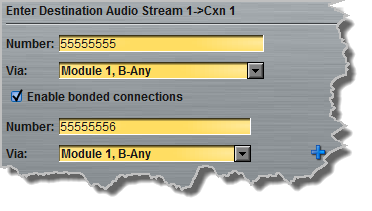 Programs panel - generic ISDN 2 x channels bonded