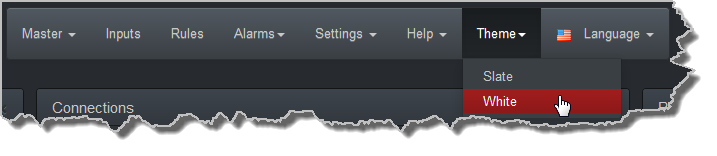 HTML Panel Change Theme