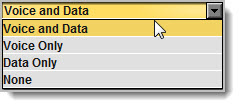 Settings - Module - ISDN config - Voice and Data