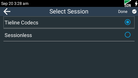 Dialer-ISDN-Tieline_Codecs_Session_selected