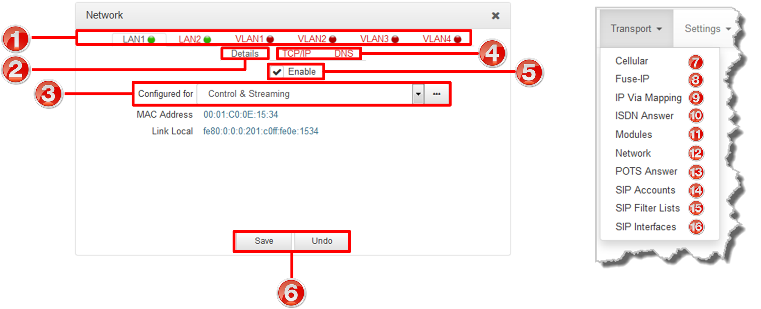 HTML Settings - Network 20170816