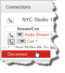 HTML Cxns - Connection disconnect