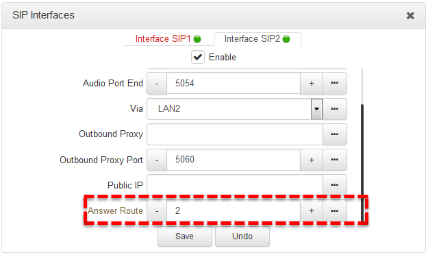 HTML SIP Interface - Answer Route