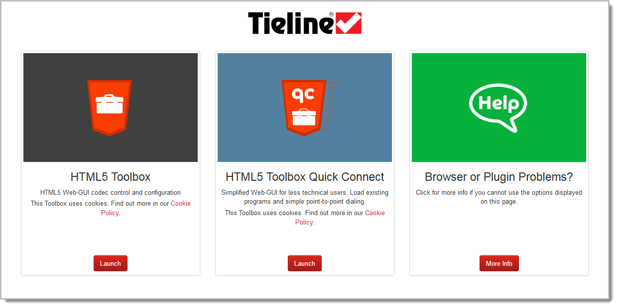 ToolBox Webstart front