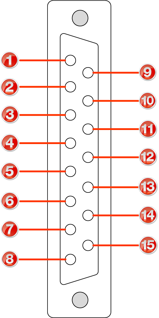 Female DB-15  Codec Connector
