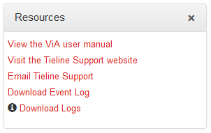 HTML Resources - download logs