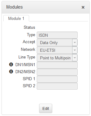 HTML ViA Modules - ISDN0