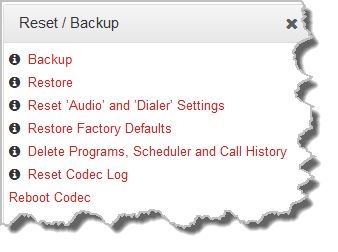 HTML Reset - panel