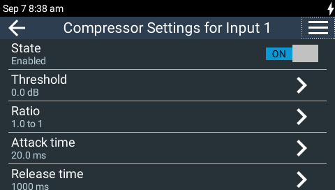 Inputs_Compressor_settings