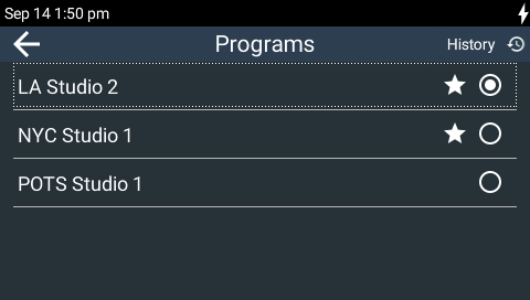 Programs-listed