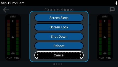 Shutdown-options