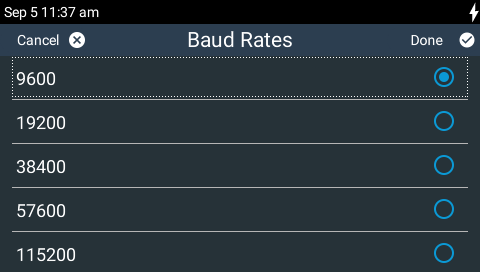 System-RS232_baud_rate_options