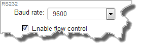 HTML Options - Baud rate