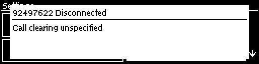 ISDN - Loopback Dial Error Message