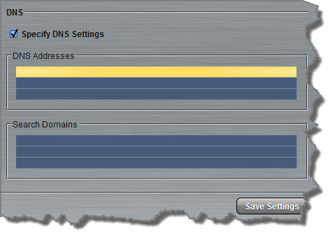 Configure Network - DNS