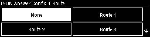ISDN Dial Setup - Route
