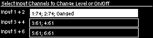 Audio Config - Select input channels