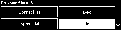 Program-Delete highlighted