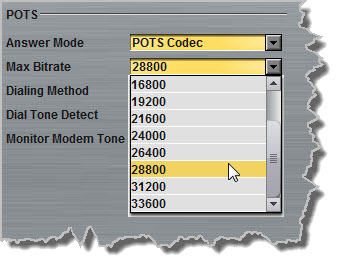 Settings - Modules - Max Bitrate