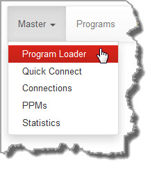 HTML Master - dropdown panel menu