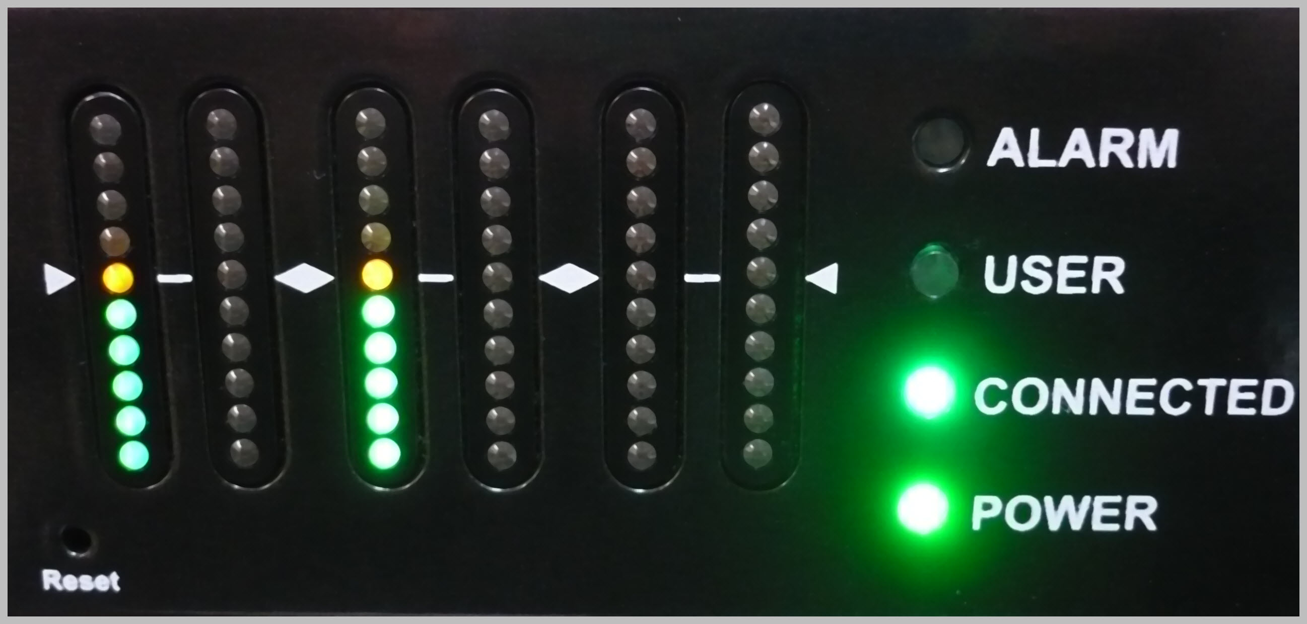 Mono connection displaying audio on  PPMs 1 and 3