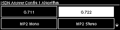 ISDN Answer Configs - select algorithm